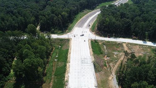 GDOT will open all four ramps at Exit 14 off I-985 on Tuesday afternoon, Sept. 3 in Flowery Branch. (Courtesy GDOT)