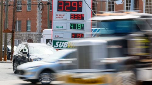 The demand for gas has increased for people heading for spring vacations, and Metro Atlanta has started seeing prices rise. Gas prices typically rise in the spring thanks to both ends of the supply-demand equation. Monday, March 18, 2024.Miguel Martinez /miguel.martinezjimenez@ajc.com