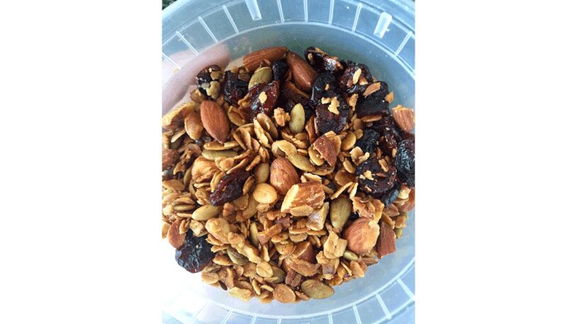 This recipe for Classic Granola is a lot lighter than ones you might see with butter or partially hydrogenated oils like canola oil or seed oils. / Sarah Dodge for The Atlanta Journal-Constitution