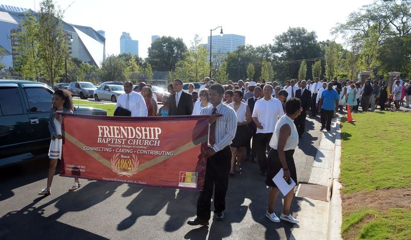 Friendship Baptist Church holds first service in new space