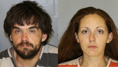 Tony Ray Griffifth (left) and Amira Aryma Zohbe have been arrested on drug charges. Zohbe was also charged with having counterfeit bills.