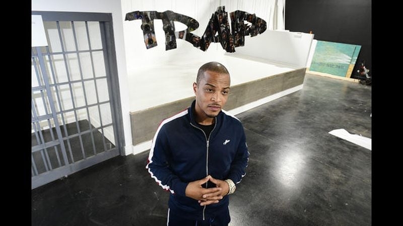 This Sept. 14, 2018 photo shows rapper Clifford Harris Jr., better known as T.I., during a tour of his Trap Music Museum in Atlanta. AP Photo/John Amis
