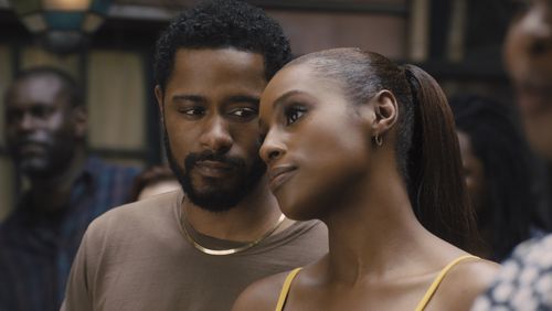 LaKeith Stanfield (left) and Issa Rae in “The Photograph,” written and directed by Stella Meghie. CONTRIBUTED BY UNIVERSAL PICTURES