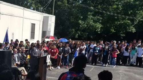 When the Education Special Purpose Local Option Sales Tax was passed by voters in 2016, DeKalb Schools leaders held a pep rally at Cross Keys High School.