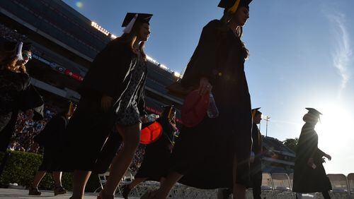 The cost of attending a Georgia public college has increased dramatically. A new state audit seeks to explain why. BRANT SANDERLIN/BSANDERLIN@AJC.COM