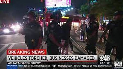 CBS46's coverage of the first night of the Atlanta George Floyd protests won them an Edward R. Murrow award for breaking news.
