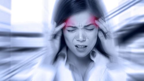 A new study published in Cephalalgia in March shows single-pulse transcranial magnetic stimulation is a new way to prevent migraine attacks that is safe, easy to use and noninvasive. (Dreamstime/TNS)