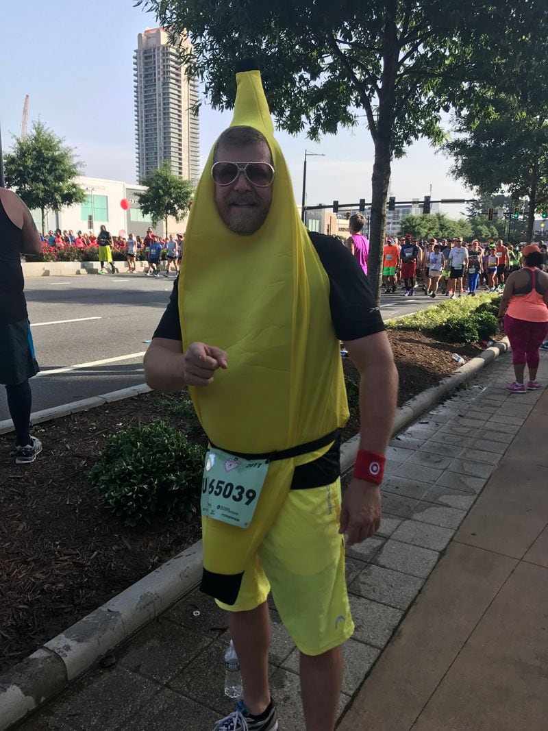 Clay Rabun of Johns Creek said he can't recall how long he has been running the Peachtree, though it has been at least since the early 1990s.