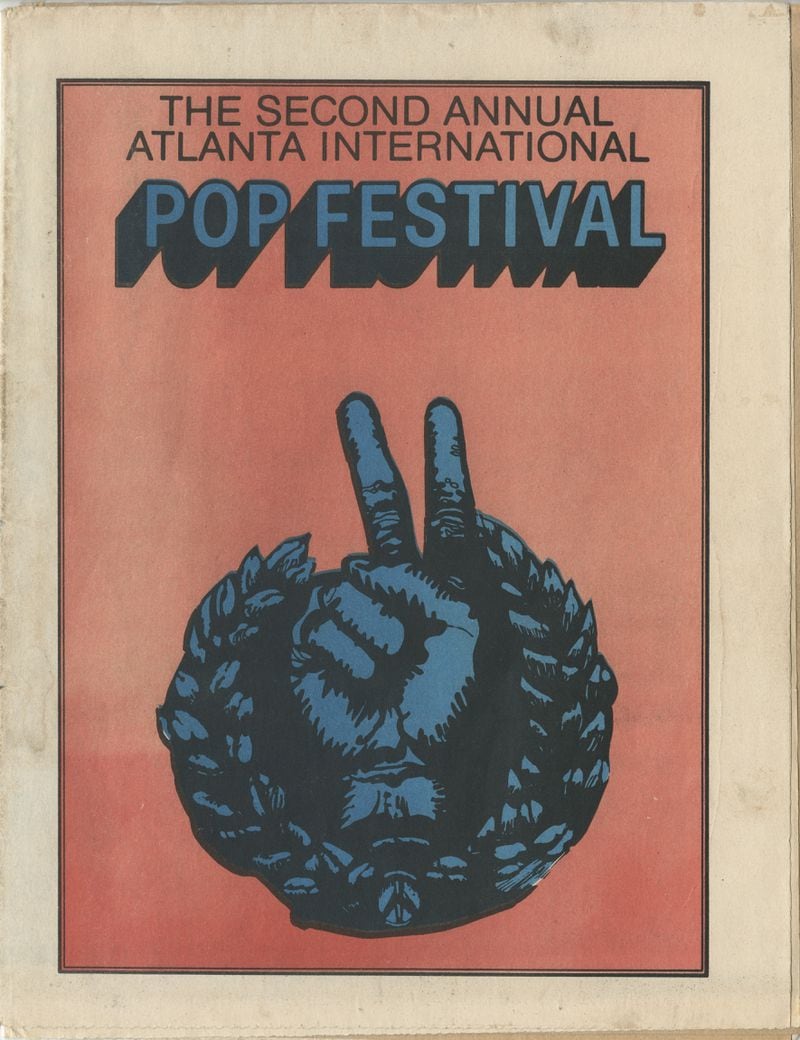 Cover of the Second annual International Pop Festival newspaper. Credit: Courtesy of Hargrett Rare Book and Manuscript Library / University of Georgia Libraries
