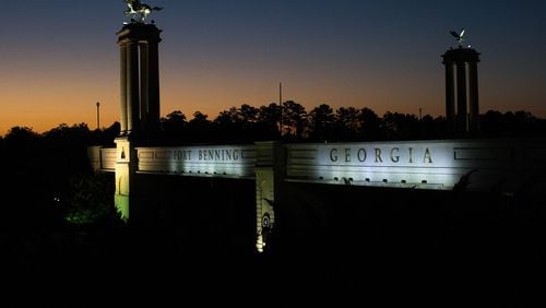 Fort Benning is located near Columbus, about 125 miles southwest of Atlanta.