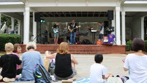 Suwanee is seeking singers, duos, and trios to fill the stages at Summer Porch Jam 2021. (Courtesy City of Suwanee)