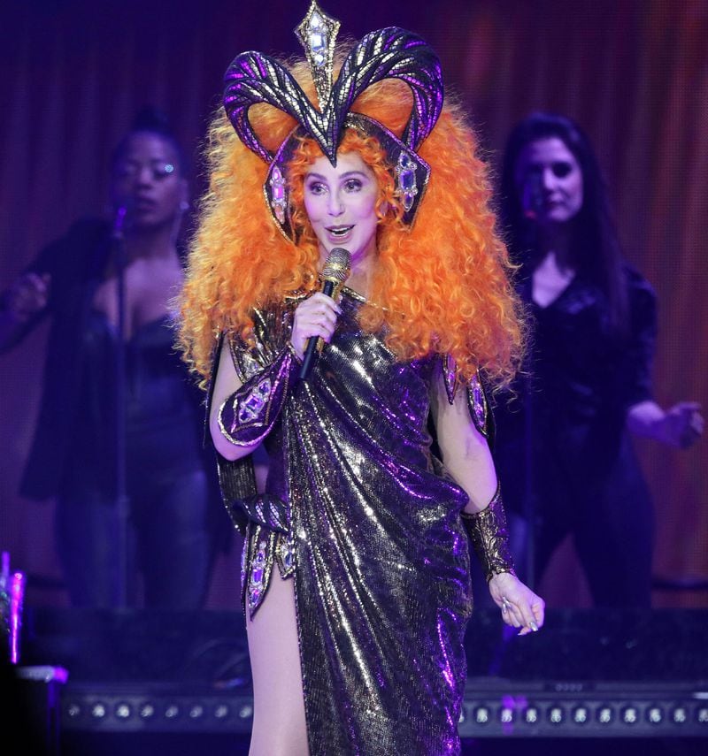 Cher brought her Here We Go Again Tour to sold-out Infinite Energy Arena on Friday, January 25, 2019. The legendary Nile Rodgers opened the show. (Photo:  Robb Cohen Photography & Video /RobbsPhotos.com)