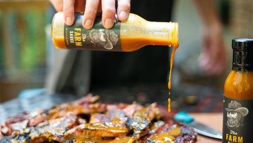 Barbecue sauce from the Farm Sauce. Courtesy of the Studio B Photography