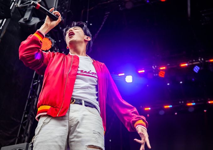 Eric Nam performs at Music Midtown on Saturday, September 18, 2021, in Piedmont Park. (Photo: Ryan Fleisher for The Atlanta Journal-Constitution)