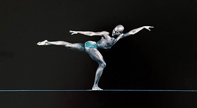 Gerard loved to dance from an early age and found a mentor to shape his talent during his chaotic youth. Later Gerard was prominently featured in the 1999 book "Vital Grace: The Black Male Dancer." (Photographer Joanne Savio, choreographer Duane Cyrus)