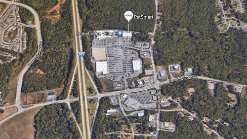 Nighttime lane closures on I-985 southbound near Flowery Branch will slow drivers. (Google Maps)