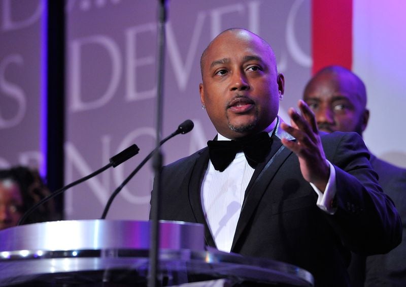 WASHINGTON, DC - NOVEMBER 16: TV personality & entrepreneur Daymond John speaks on stage at the Thurgood Marshall College Fund 27th Annual Awards Gala at the Washington Hilton on November 16, 2015 in Washington, DC. (Photo by Larry French/Getty Images for Thurgood Marshall College Fund)