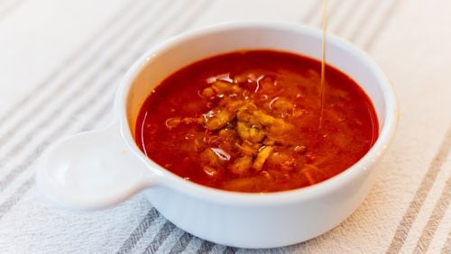 To give some body to Garlicky White Bean Soup with Smoked Paprika and Lemon, you need to smash about half of the simmered beans into the broth while preparing the soup. CONTRIBUTED BY HENRI HOLLIS