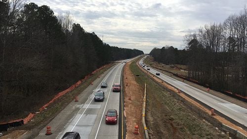 Traffic will shift onto Martin Road and H F Reed in Flowery Branch. (Courtesy GDOT)