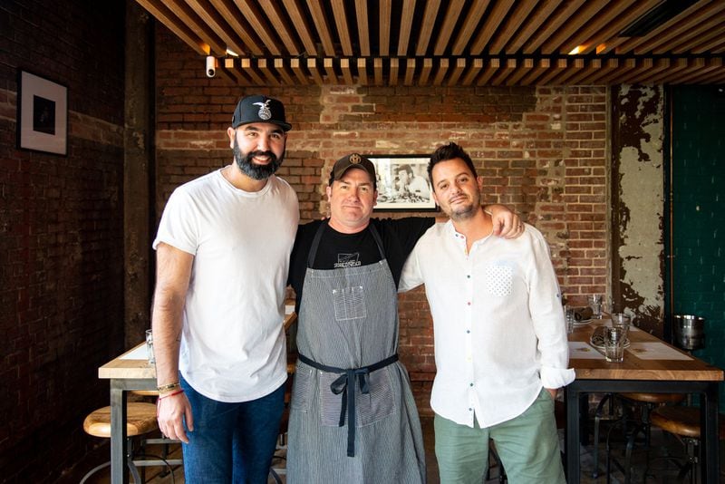 The Forza Storico team includes (from left) beverage manager Jose Pereiro, executive chef Michael Patrick and partner Steve Peterson. CONTRIBUTED BY MIA YAKEL