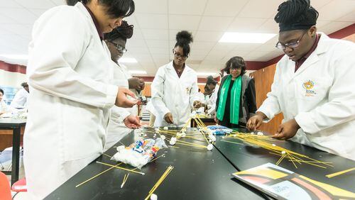 Young girls in Atlanta will have an opportunity to learn about science, technology, engineering and math through an event this weekend. (Jim Karczewski/Chicago Tribune/TNS)