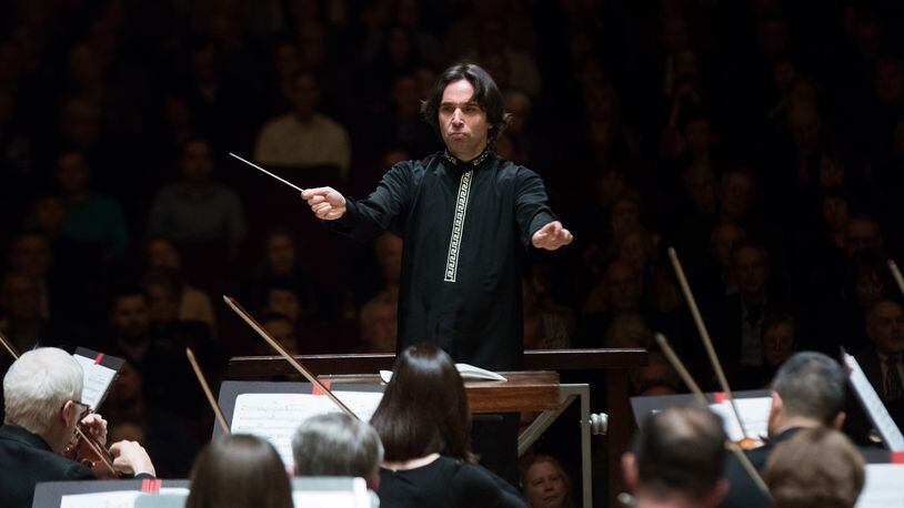 Guest Conductor Henrik Nanasi leads the Atlanta Symphony Orchestra on Thursday. Jeff Roffman