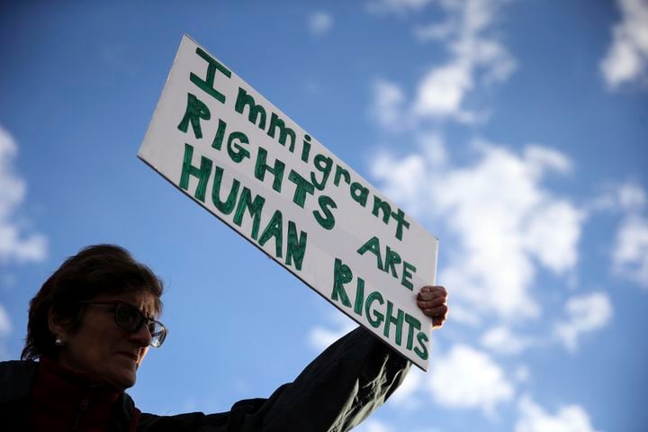 Atlanta Airport protests over immigration limits