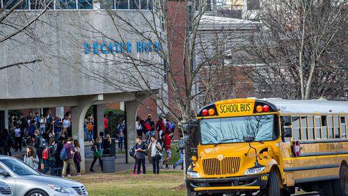 Decatur High School students are dismissed for the day on Friday, December 11, 2015. JONATHAN PHILLIPS / SPECIAL