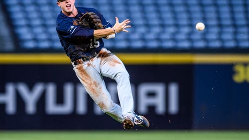 Georgia Tech shortstop Connor Justus was drafted in the fifth round by the Los Angeles Angels after earning third-team AZll-ACC honors this past season. (GT Athletics/Danny Karnik)