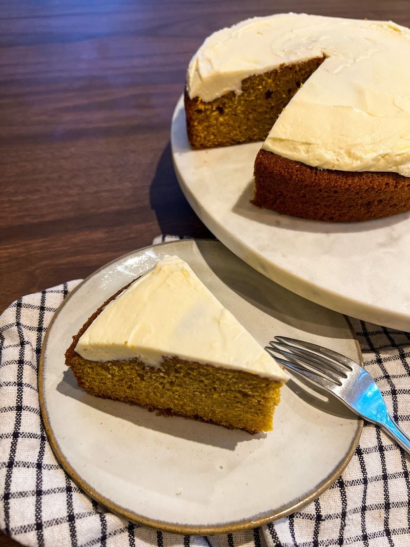 Torta di zucca is an Italian fall cake that highlights the delicate, natural sweetness of pumpkin. (Courtesy of Nicole Lewis)