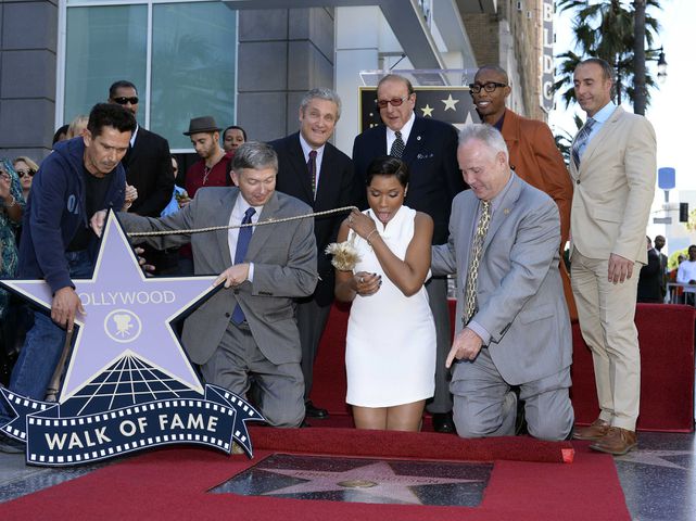 Jennifer Hudson is honored with a star on the Hollywood Walk of Fame