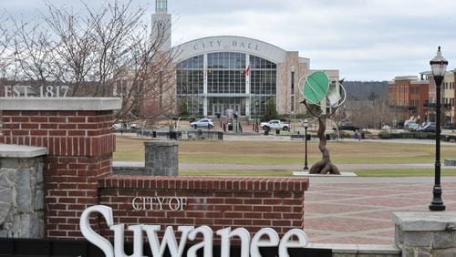 Suwanee Town Center Park, as seen in 2014. FILE PHOTO