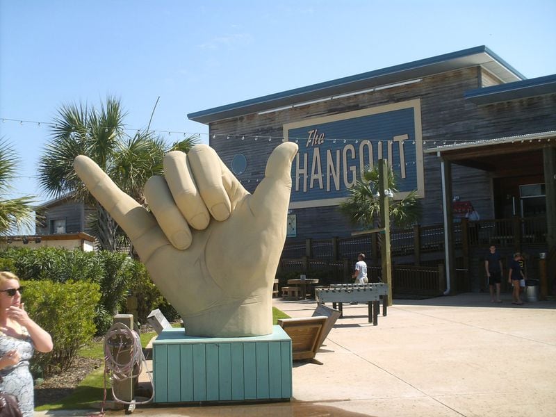 The Hangout in Gulf Shores is an open-air beach bar and restaurant and the site of many annual festivals. PHOTO CREDIT: Blake Guthrie