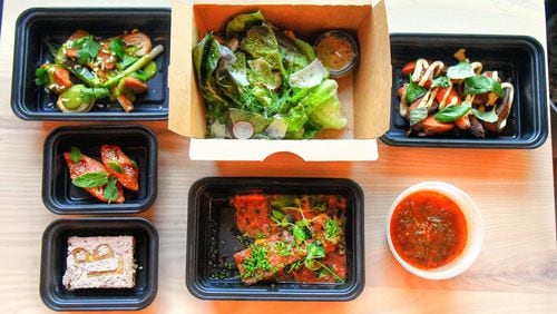 Prix fix dishes packed to-go at Little Bear in Summerhill. CONTRIBUTED BY CHRIS HUNT PHOTOGRAPHY