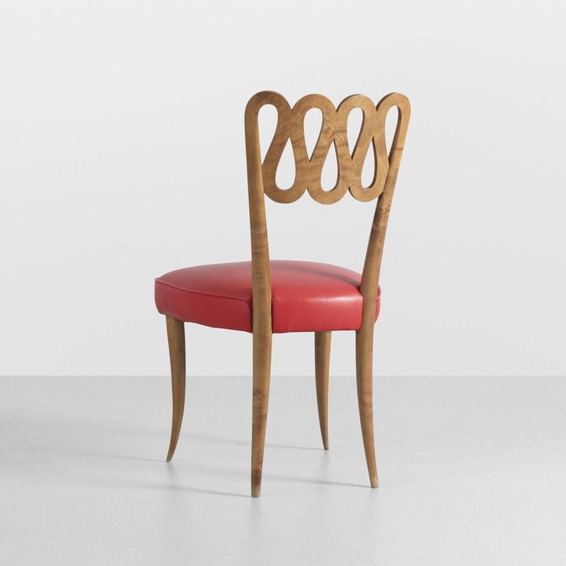 A scrolled chair designed by Gio Ponti is featured at the Georgia Museum of Art in Athens. CONTRIBUTED BY GEORGIA MUSEUM OF ART