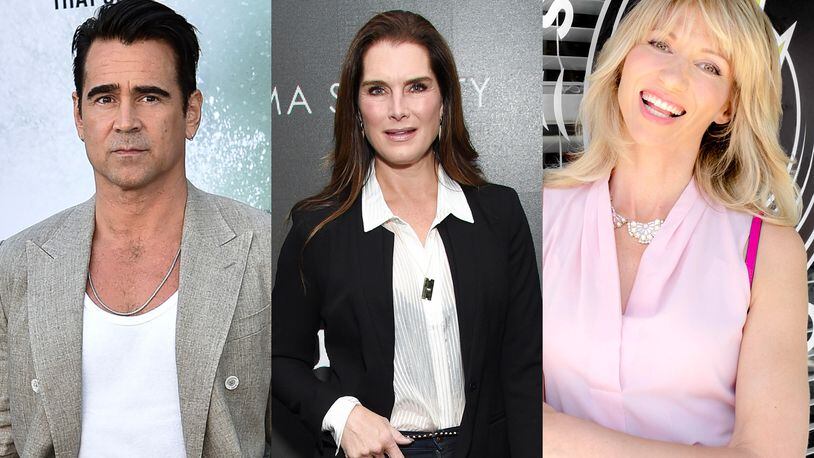 Colin Farrell in Amazon's movie "Thirteen Lives," Brooke Shields joins truTV's "Impractical Jokers" and Debbie Gibson joins CBS's "Celebrity Renovation." AP PHOTOS/PUBLICITY PHOTO