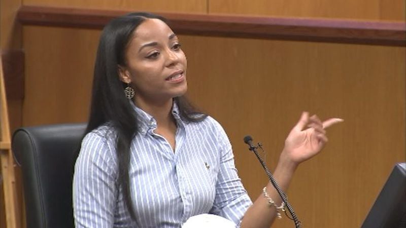 Jerica Jones talked about hearing the shots that killed her fiance, Ryan Thorton.
