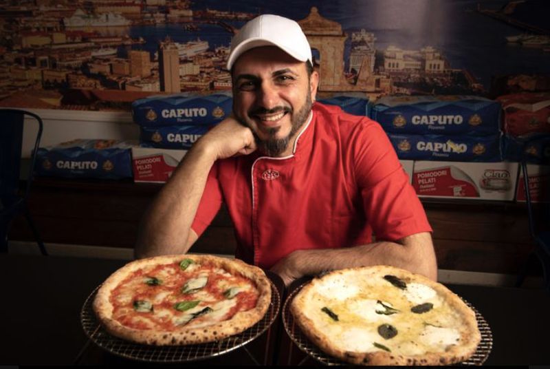 Massimo Andreozzi opened Vesuvio Pizzeria Napoletana in January, after spending 24 years learning the best techniques for making pizza. Courtesy of Massimo Andreozzi