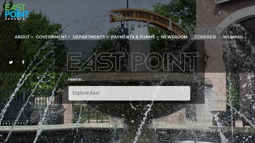 The city of East Point has a new logo and web page.