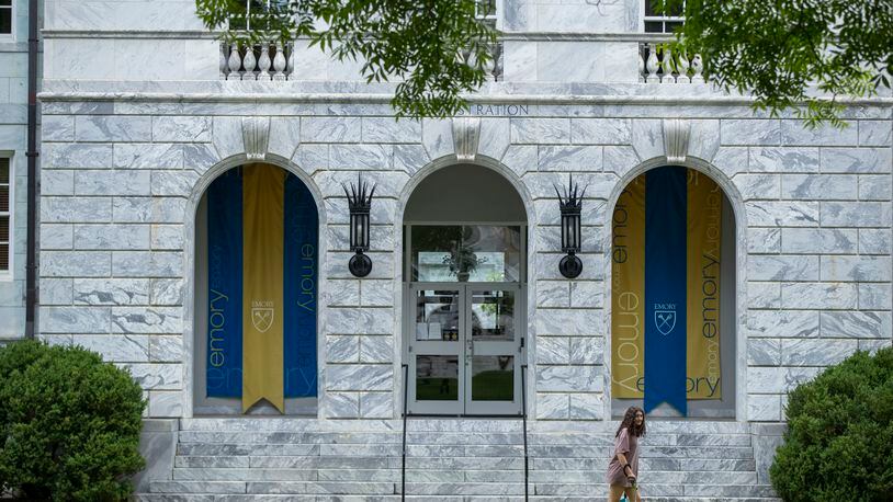 Emory University in Atlanta was the highest ranked Georgia school on the 2024 ranking of national universities by U.S. News & World Report.  (Alyssa Pointer / AJC FILE PHOTO)
