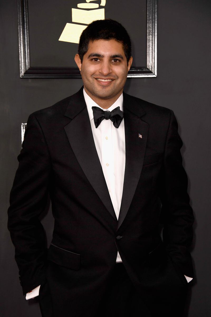  Sehgal on the red carpet at the 2017 Grammys. (Photo by Frazer Harrison/Getty Images)