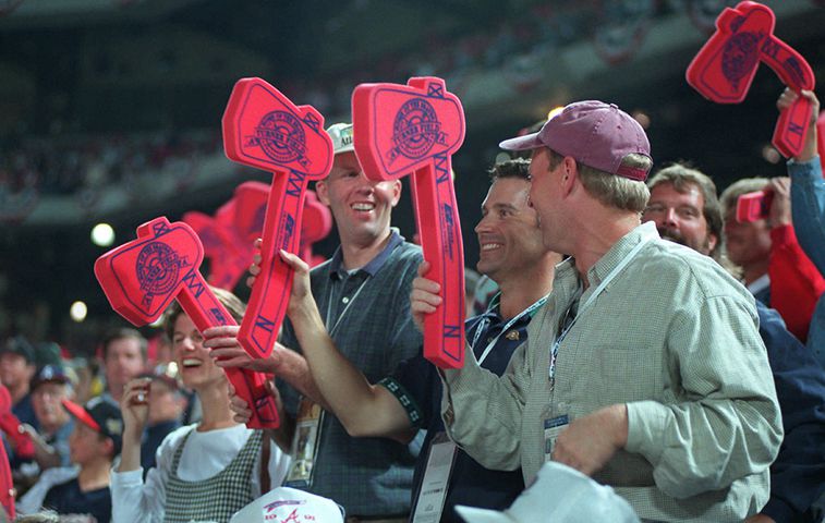 Turner Field's first Opening Day: April 4, 1997