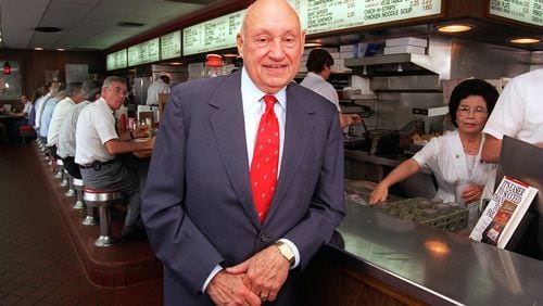 Truett Cathy stands inside the first Dwarf House resturant that he opened in Hapeville, Georgia 50 years ago. (AJC Photo/Johnny Crawford) 5/96