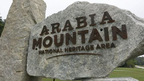 Earlier this month, a new sign was unveiled for the Arabia Mountain National Heritage Area. CONTRIUBTED.