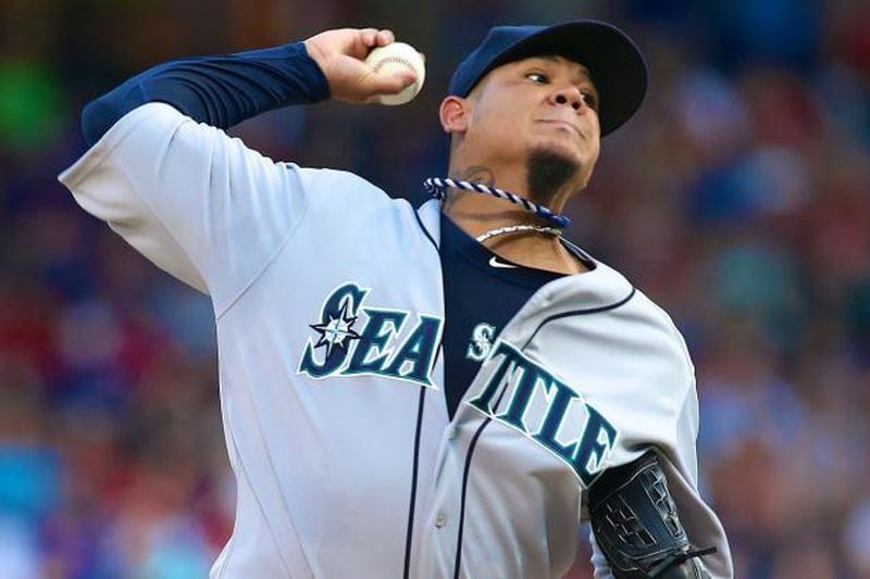 Five days after facing Clayton Kershaw, the Braves face the other best starting pitcher in baseball, "King" Felix Hernandez.