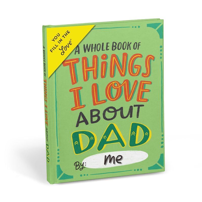 Let dad know how great he is with this fill-in phrasebook. Contributed by Knock Knock LLC