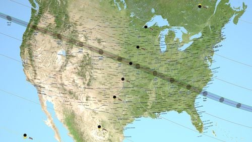 NASA data visualizer Ernie Wright created the most accurate map of the 2017 eclipse path to date