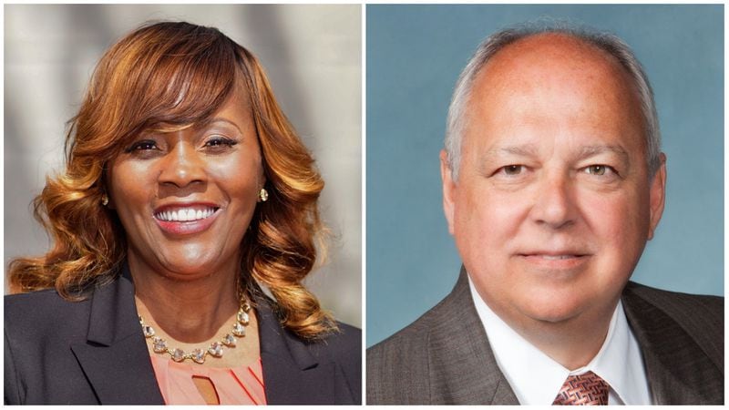 Gwinnett Commission District 4 candidates Marlene Fosque and John Heard. SPECIAL PHOTOS