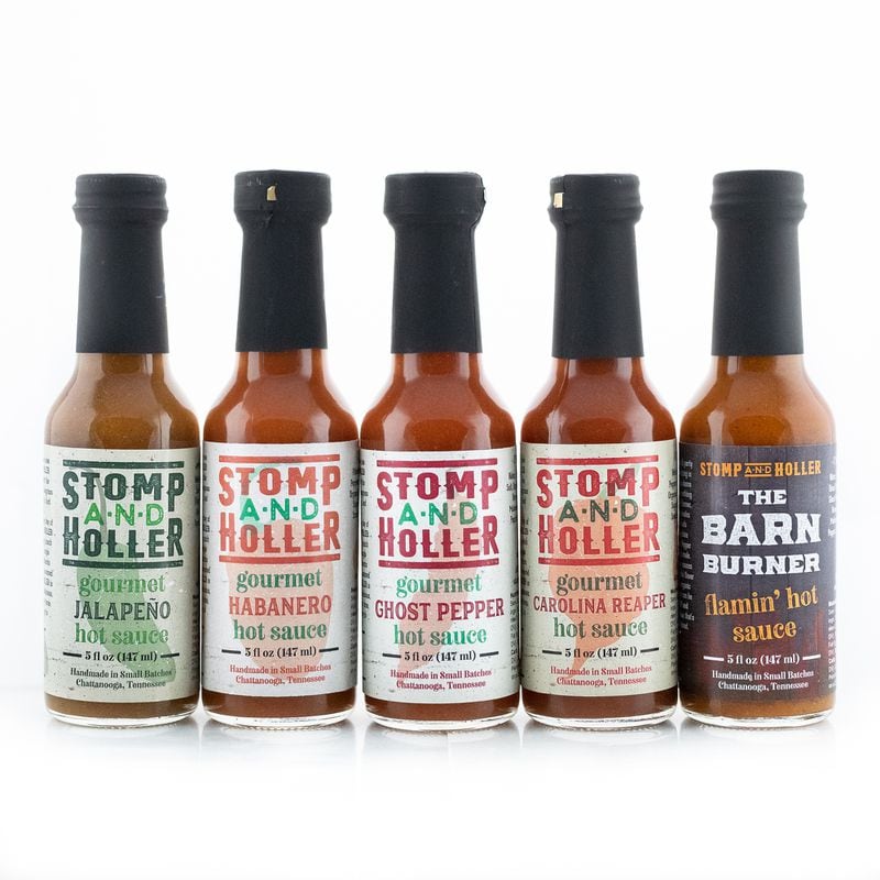 Gourmet hot sauce from Stomp and Holler. Courtesy of Stomp and Holler