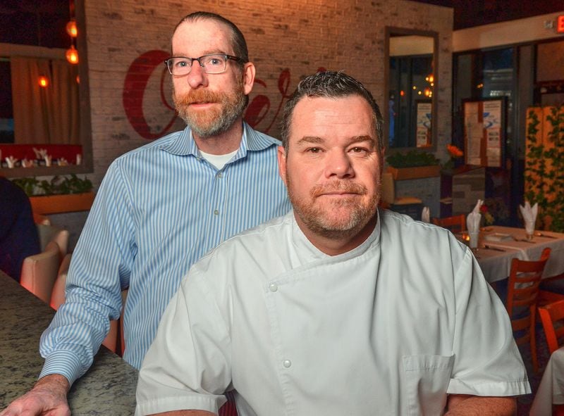 The team running Osteria di Mare is owner Andrew Hoppen and chef Byron Harrel. CHRIS HUNT / SPECIAL